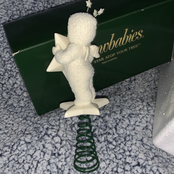 Snowbabies “I’m the Star Atop Your Tree” Bisque Tree-topper in Box - Picture 5 of 8